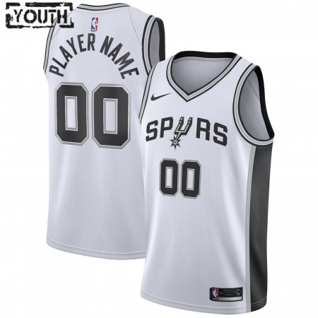 Kinder NBA San Antonio Spurs Trikot Benutzerdefinierte Nike 2020-2021 Association Edition Swingman